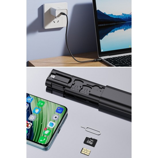 Robinanka® Cep Tipi 60W Bas Aç Type-C,İphone Şarj,Micro USB Hızlı Şarj Data Kablo Seti Robinanka® Cep Tipi 60W Bas Aç Type-C,İphone Şarj,Micro USB Hızlı Şarj Data Kablo Seti