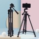 Robinanka® Telefon ve Fotoğraf Makinası Takılabilen Bluetooth Kumandalı 146 cm Tripod