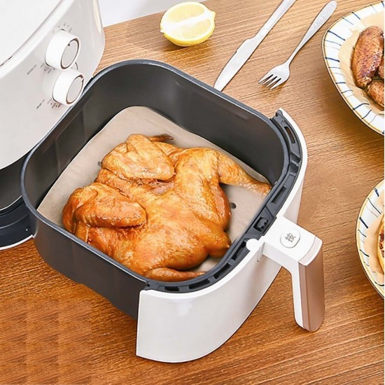 Robinanka® 250 Adet Air Fryer Pişirme Kağıdı Tek Kullanımlık Hava Fritöz Yağ Geçirmez Yapışmaz Gıda Pişirme Kağıdı Delikli Kare Model Robinanka® 250 Adet Air Fryer Pişirme Kağıdı Tek Kullanımlık Hava Fritöz Yağ Geçirmez Yapışmaz Gıda Pişirme Kağıdı Delikli Kare Model
