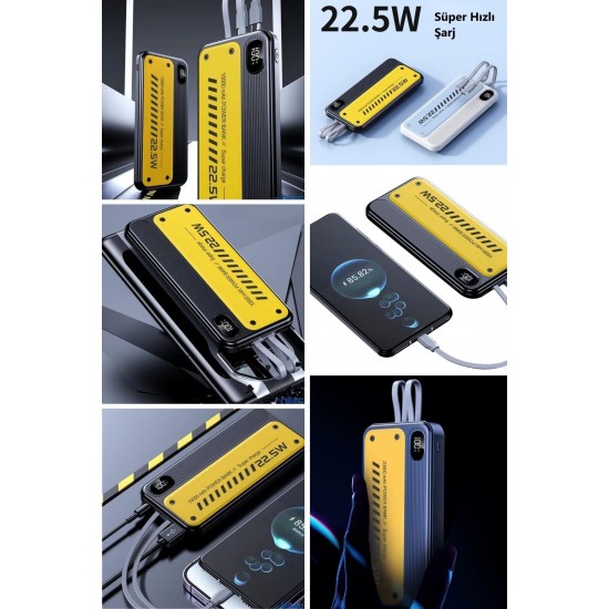 Robinanka® 10000 mAh Hızlı Şarj Özellikli Aynı Anda 4 Cihazı Şarj Edebilen Powerbank Robinanka® 10000 mAh Hızlı Şarj Özellikli Aynı Anda 4 Cihazı Şarj Edebilen Powerbank