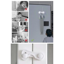 Robinanka Bebek Çocuk Güvenliği Çekmece ve Dolap İçin Kendiliğinde Yapışkanlı Vidasız Kapak Kilidi Robinanka Bebek Çocuk Güvenliği Çekmece ve Dolap İçin Kendiliğinde Yapışkanlı Vidasız Kapak Kilidi