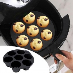 Robinanka 7 Gözlü Silikon Çok Amaçlı Airfryer Muffin Cupcake Kek ve Çörek Pişirme Kalıbı Robinanka 7 Gözlü Silikon Çok Amaçlı Airfryer Muffin Cupcake Kek ve Çörek Pişirme Kalıbı