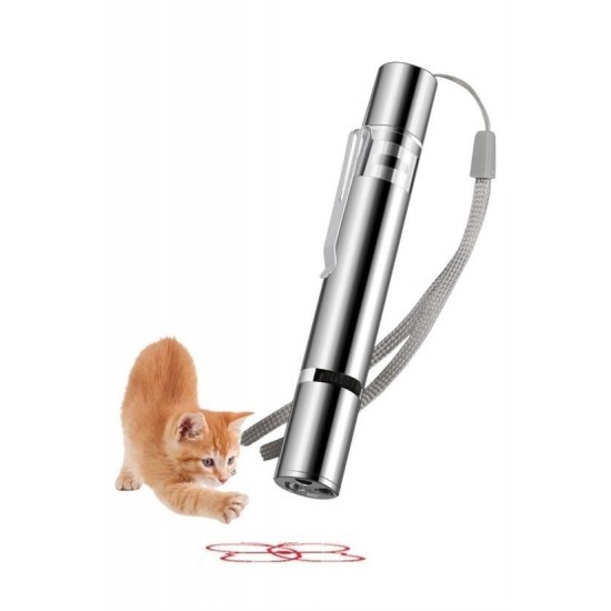 Robinanka® Usb İle Şarj Edilebilen 3In 1 Kırmızı Işık +Beyaz Led Meşale Işık + Uv El Feneri Kedi Lazeri Robinanka® Usb İle Şarj Edilebilen 3In 1 Kırmızı Işık +Beyaz Led Meşale Işık + Uv El Feneri Kedi Lazeri
