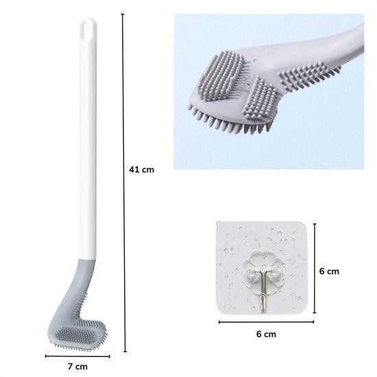 Robinanka® Golf Tasarımlı Silikon WC Klozet Mutfak Temizlik Fırçası Kanca Hediyeli Robinanka® Golf Tasarımlı Silikon WC Klozet Mutfak Temizlik Fırçası Kanca Hediyeli