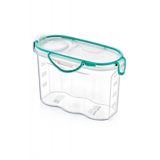 Robinanka® Kilitli Kapaklı Contalı Hava,Su Sıvı Geçirmez 1,2 Litre Erzak Saklama Kabı-SA580 Robinanka® Kilitli Kapaklı Contalı Hava,Su Sıvı Geçirmez 1,2 Litre Erzak Saklama Kabı-SA580