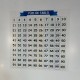 Robinanka® Matematik Öğreten Yüzlük Tablo Duvarda İz Bırakmaz Akıllı Kağıt Yapışkansız Statik 60x60 cm Robinanka® Matematik Öğreten Yüzlük Tablo Duvarda İz Bırakmaz Akıllı Kağıt Yapışkansız Statik 60x60 cm