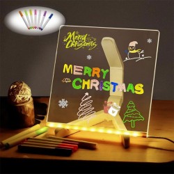 Robinanka LED Işıklı Kendiliğinden Renkli Fosforlu Kalemli Kare Yazı Panosu 20x20 cm Robinanka LED Işıklı Kendiliğinden Renkli Fosforlu Kalemli Kare Yazı Panosu 20x20 cm