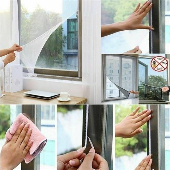 Robinanka Tüm Cam Pencere Kapılara Uyumlu Çift Kanat Pencere Sinekliği Robinanka Tüm Cam Pencere Kapılara Uyumlu Çift Kanat Pencere Sinekliği