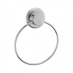 Robinanka Arkası Yapışkanlı Yuvarlak Metal Havluluk Askısı Aparatı Robinanka Arkası Yapışkanlı Yuvarlak Metal Havluluk Askısı Aparatı