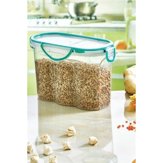Robinanka® Kilitli Kapaklı Contalı Hava,Su Sıvı Geçirmez 1,7 Litre Erzak Saklama Kabı-SA585 Robinanka® Kilitli Kapaklı Contalı Hava,Su Sıvı Geçirmez 1,7 Litre Erzak Saklama Kabı-SA585