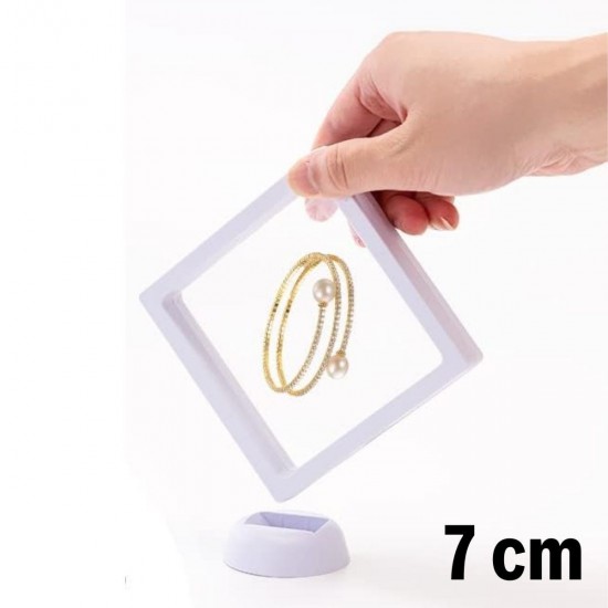 Robinanka® 7x7 cm Standlı 3D Takı Ziynet Hatıra Koleksiyon Saklama Kutusu Şeffaf Film Çerçevesi Robinanka® 7x7 cm Standlı 3D Takı Ziynet Hatıra Koleksiyon Saklama Kutusu Şeffaf Film Çerçevesi