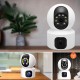 Robinanka® Çift Kameralı Wifi Bağlantılı Gece Görüşlü Ev Tipi Güvenlik Kamerası Robinanka® Çift Kameralı Wifi Bağlantılı Gece Görüşlü Ev Tipi Güvenlik Kamerası