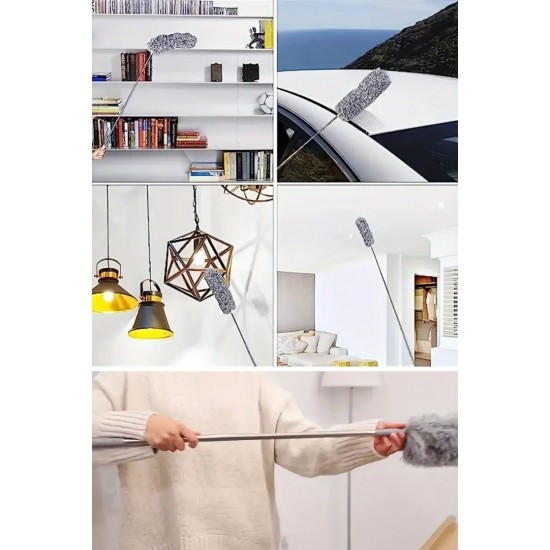 Robinanka®Teleskopik Bükülebilir Köşe Bucak Toz Alma Püskülü Dev Boy 280 cm Robinanka®Teleskopik Bükülebilir Köşe Bucak Toz Alma Püskülü Dev Boy 280 cm