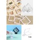 Robinanka® 7x7 cm Standlı 3D Takı Ziynet Hatıra Koleksiyon Saklama Kutusu Şeffaf Film Çerçevesi Robinanka® 7x7 cm Standlı 3D Takı Ziynet Hatıra Koleksiyon Saklama Kutusu Şeffaf Film Çerçevesi