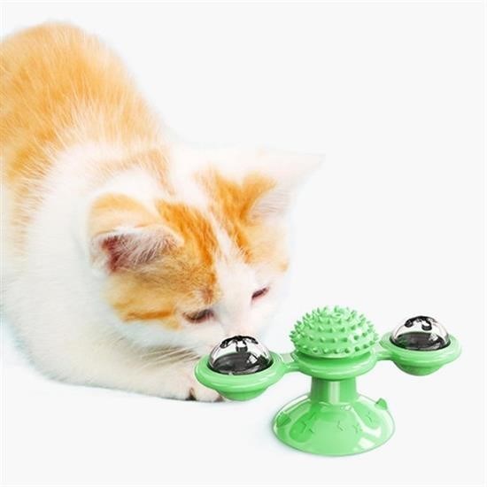 Robinanka Pet Malzemeleri Vantuzlu Fırıldak Toplu Dönen Şeffaf Depo Tasarım İnteraktif Kedi Oyuncağı Robinanka Pet Malzemeleri Vantuzlu Fırıldak Toplu Dönen Şeffaf Depo Tasarım İnteraktif Kedi Oyuncağı