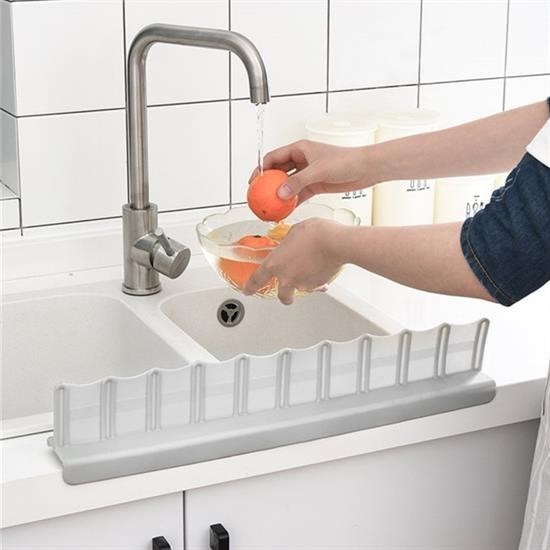 Robinanka® Vantuzlu Kauçuk Sıvı Su Sızdırmaz Mutfak Banyo Duş Bariyeri Lavabo Kenar Tutucu Set Robinanka® Vantuzlu Kauçuk Sıvı Su Sızdırmaz Mutfak Banyo Duş Bariyeri Lavabo Kenar Tutucu Set