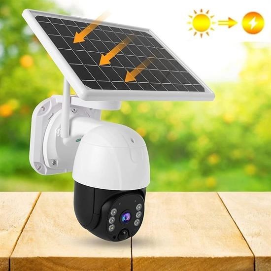 Robinanka® Solar Panelli Su Geçirmez Gece Görüş Destekli Wifi Bağlantılı Güvenlik Kamerası Robinanka® Solar Panelli Su Geçirmez Gece Görüş Destekli Wifi Bağlantılı Güvenlik Kamerası