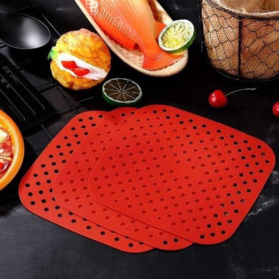 Robinanka® Renkli Isıya Dayanıklı Yıkanılabilir Silikon Fırın Ve Airfryer Kare Pişirme Matı 21,5 Cm Robinanka® Renkli Isıya Dayanıklı Yıkanılabilir Silikon Fırın Ve Airfryer Kare Pişirme Matı 21,5 Cm