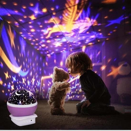 Robinanka Renkli Ay Yıldız Tavan Yansıtma Pilli Led Gece Lambası Gökyüzü Projeksiyonlu Dönen Küre Robinanka Renkli Ay Yıldız Tavan Yansıtma Pilli Led Gece Lambası Gökyüzü Projeksiyonlu Dönen Küre