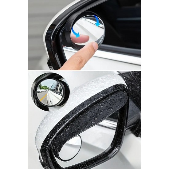 Robinanka® 2 Adet Kendinden Aynalı Karbon Fiber Görünümlü Araba Yan Ayna Yağmur Koruyucuları Yağmur & Kar Kalkanı Visörler Robinanka® 2 Adet Kendinden Aynalı Karbon Fiber Görünümlü Araba Yan Ayna Yağmur Koruyucuları Yağmur & Kar Kalkanı Visörler