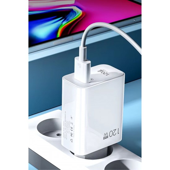 Robinanka® 120W USB Hızlı Type C Uçlu Kablolu Şarj Aleti Robinanka® 120W USB Hızlı Type C Uçlu Kablolu Şarj Aleti