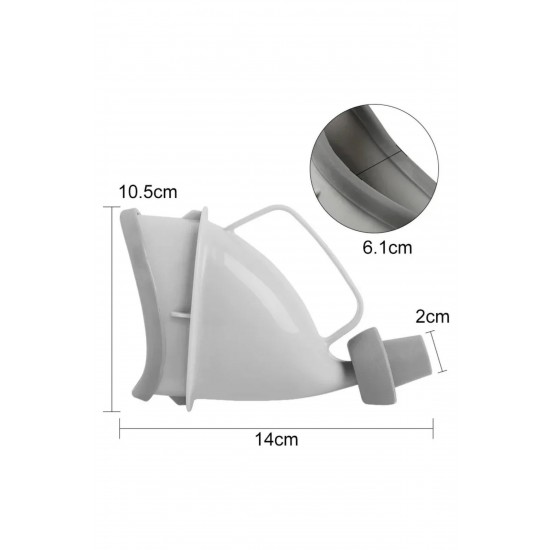 Robinanka® Unisex Taşınabilir Hijjenik Seyahat Tuvalet Aparatı Seyahat Tuvalet Hunisi Robinanka® Unisex Taşınabilir Hijjenik Seyahat Tuvalet Aparatı Seyahat Tuvalet Hunisi