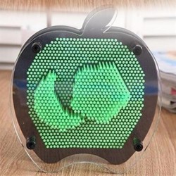 Robinanka Elma Şeklinde Pin Art Dekoratif 3D Çivi Sanatı Filografi Tahtası Robinanka Elma Şeklinde Pin Art Dekoratif 3D Çivi Sanatı Filografi Tahtası