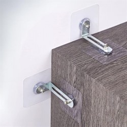 Robinanka Deprem İçin Ultra Dayanıklı Çivisiz Duvarı Delmeden Ayarlanabilir Eşya Sabitleyici Aparat Robinanka Deprem İçin Ultra Dayanıklı Çivisiz Duvarı Delmeden Ayarlanabilir Eşya Sabitleyici Aparat