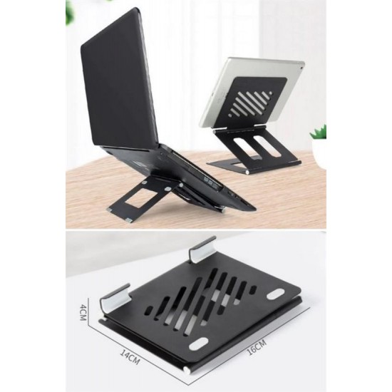 Robinanka® Ayarlanabilir Metal Dizüstü Destek Tabanı Katlanabilir Taşınabilir Laptop Sehpası Standı Robinanka® Ayarlanabilir Metal Dizüstü Destek Tabanı Katlanabilir Taşınabilir Laptop Sehpası Standı