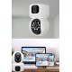 Robinanka® Çift Kameralı Wifi Bağlantılı Gece Görüşlü Ev Tipi Güvenlik Kamerası Robinanka® Çift Kameralı Wifi Bağlantılı Gece Görüşlü Ev Tipi Güvenlik Kamerası
