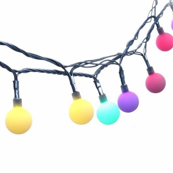 Robinanka® Dekoratif Minik Top 40 Ledli Dekoratif Dolama Led Işık (RGB) Robinanka® Dekoratif Minik Top 40 Ledli Dekoratif Dolama Led Işık (RGB)