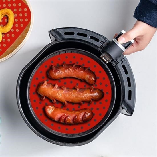 Robinanka® Renkli Isıya Dayanıklı Yıkanılabilir Silikon Fırın Ve Airfryer Yuvarlak Pişirme Matı 23 Cm Robinanka® Renkli Isıya Dayanıklı Yıkanılabilir Silikon Fırın Ve Airfryer Yuvarlak Pişirme Matı 23 Cm