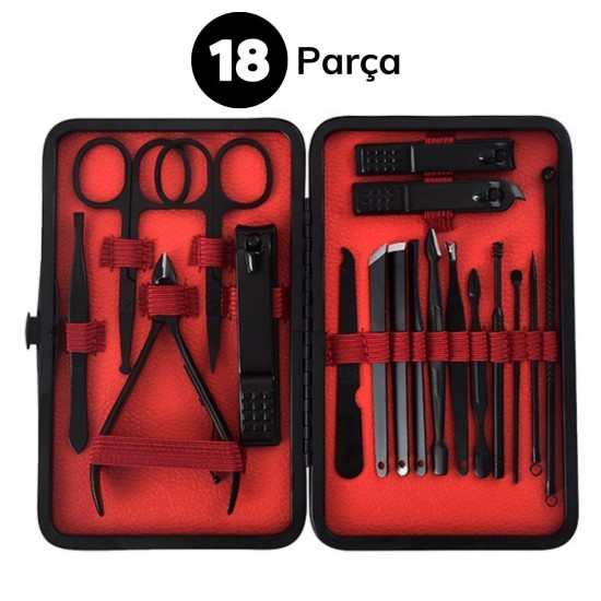 Robinanka® 18 Parça Çanta Tipi Manikür Pedikür Tırnak Bakım Seti Robinanka® 18 Parça Çanta Tipi Manikür Pedikür Tırnak Bakım Seti