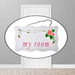 Robinanka Decotown My Room Benim Odam Dekoratif Çiçek Desenli Kapı Askısı Robinanka Decotown My Room Benim Odam Dekoratif Çiçek Desenli Kapı Askısı