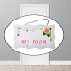 Robinanka® Decotown My Room Benim Odam Dekoratif Çiçek Desenli Kapı Askısı Robinanka® Decotown My Room Benim Odam Dekoratif Çiçek Desenli Kapı Askısı
