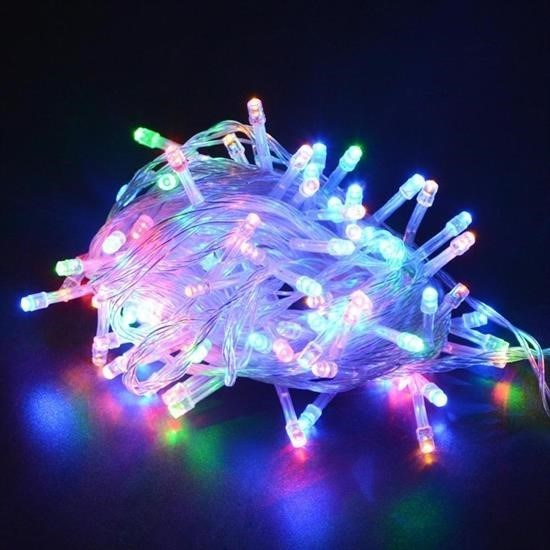 Robinanka® 10 Metre 100 Ledli 8 Fonksiyonlu Karışık Renkli RGB Led Lamba Robinanka® 10 Metre 100 Ledli 8 Fonksiyonlu Karışık Renkli RGB Led Lamba