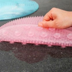 Robinanka Silikon Fırçalı Banyo Masaj Matı ve  Ayaklar için Topuk Masaj Paspası Robinanka Silikon Fırçalı Banyo Masaj Matı ve  Ayaklar için Topuk Masaj Paspası