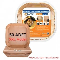 Robinanka 50 Adet Air Fryer Pişirme Kağıdı Tek Kullanımlık 23 Cm Kare Pişirme Kağıdı XXL Robinanka 50 Adet Air Fryer Pişirme Kağıdı Tek Kullanımlık 23 Cm Kare Pişirme Kağıdı XXL