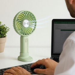 Robinanka Masa Üstü Standlı USB ile Şarj Olabilen 3 Ayarlı Fan Modlu Çanta Tipi El Fanı Robinanka Masa Üstü Standlı USB ile Şarj Olabilen 3 Ayarlı Fan Modlu Çanta Tipi El Fanı