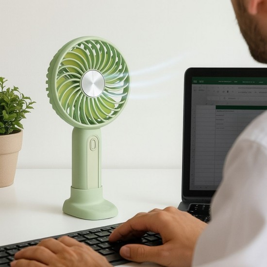 Robinanka Masa Üstü Standlı USB ile Şarj Olabilen 3 Ayarlı Fan Modlu Çanta Tipi El Fanı Robinanka Masa Üstü Standlı USB ile Şarj Olabilen 3 Ayarlı Fan Modlu Çanta Tipi El Fanı