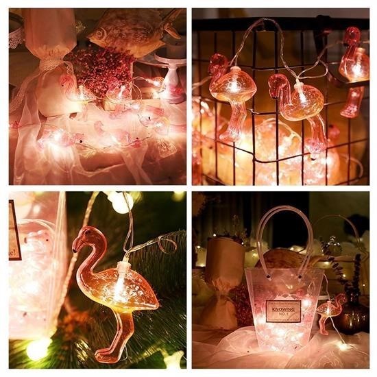 Robinanka® 10lu Pilli Led Flamingo Dekoratif Işık Zinciri Aydınlatma 1,5 Mt Robinanka® 10lu Pilli Led Flamingo Dekoratif Işık Zinciri Aydınlatma 1,5 Mt
