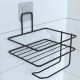 Robinanka® Kendiliğinden Yapışkanlı Tuvalet Kağıdı Tutacağı ve Yedek Raf - Siyah Modern Metal Tasarım Robinanka® Kendiliğinden Yapışkanlı Tuvalet Kağıdı Tutacağı ve Yedek Raf - Siyah Modern Metal Tasarım