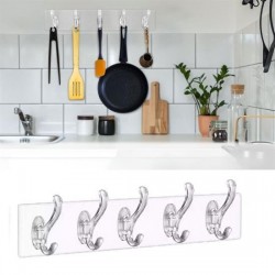 Robinanka 5'li Güçlü Yapışkanlı Şeffaf Duvar Askısı Banyo Mutfak Düzenleyici Pratik Askılık Robinanka 5'li Güçlü Yapışkanlı Şeffaf Duvar Askısı Banyo Mutfak Düzenleyici Pratik Askılık