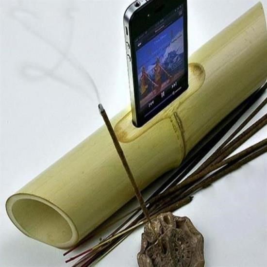 Robinanka® 6 x 1 cm Girişli Kılıflı Bambu Ağacı Akustik Ses Yükseltici Aparat Robinanka® 6 x 1 cm Girişli Kılıflı Bambu Ağacı Akustik Ses Yükseltici Aparat