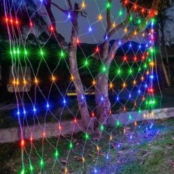 Robinanka 1x2 Metre Dekoratif File Ağ Perde 192 LED 8 Animasyonlu Farklı Işık Modu RGB Fişli Robinanka 1x2 Metre Dekoratif File Ağ Perde 192 LED 8 Animasyonlu Farklı Işık Modu RGB Fişli