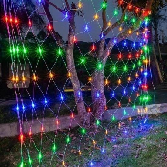 Robinanka 1x2 Metre Dekoratif File Ağ Perde 192 LED 8 Animasyonlu Farklı Işık Modu RGB Fişli Robinanka 1x2 Metre Dekoratif File Ağ Perde 192 LED 8 Animasyonlu Farklı Işık Modu RGB Fişli