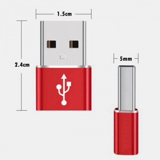 Robinanka® USB'den TYPE-C 'ye Dönüştürücü Adaptör Veri Aktarımı Sağlayıcı Şarj Data Çevirici Robinanka® USB'den TYPE-C 'ye Dönüştürücü Adaptör Veri Aktarımı Sağlayıcı Şarj Data Çevirici