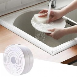 Robinanka  Su Sızdırmaz Banyo Mutfak Lavabo Küvet İzolasyon Şerit Bant,Lavabo Kenar Bandı 3.2 mt x 38 mm Robinanka  Su Sızdırmaz Banyo Mutfak Lavabo Küvet İzolasyon Şerit Bant,Lavabo Kenar Bandı 3.2 mt x 38 mm