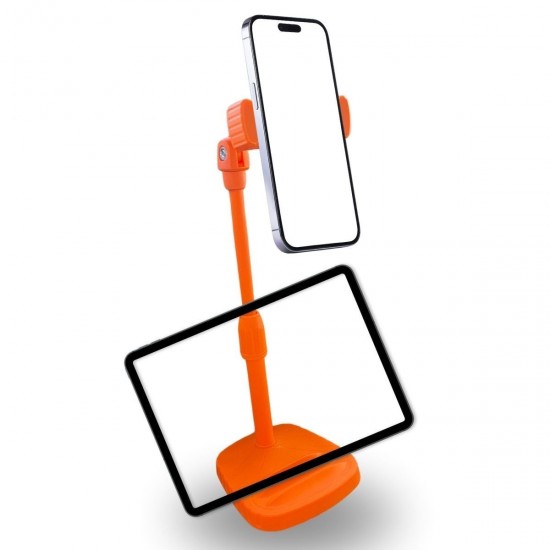 Robinanka® Masa Üstü Tablet ve Telefon Tutucu Plastik Aparat Turuncu Telefon Standı Robinanka® Masa Üstü Tablet ve Telefon Tutucu Plastik Aparat Turuncu Telefon Standı