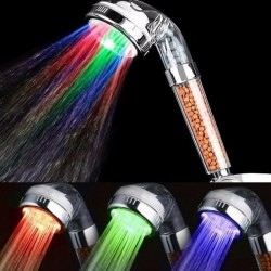 Robinanka Renk Değiştiren Led Işıklı Su Tasarruflu Basınçlı Duş Başlığı Robinanka Renk Değiştiren Led Işıklı Su Tasarruflu Basınçlı Duş Başlığı